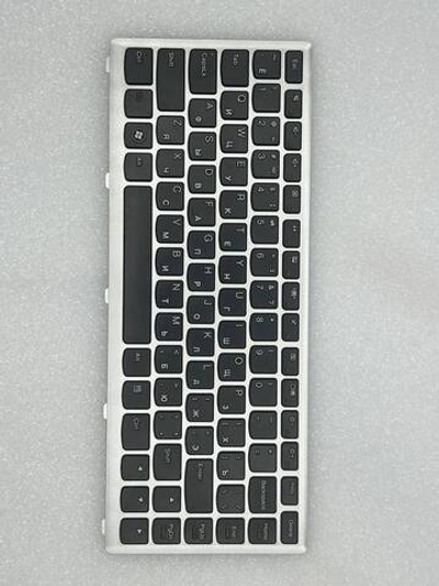 Клавиатура для ноутбука Lenovo U310 раскладка - русская, без подсветки, серая (25204780), оригинал