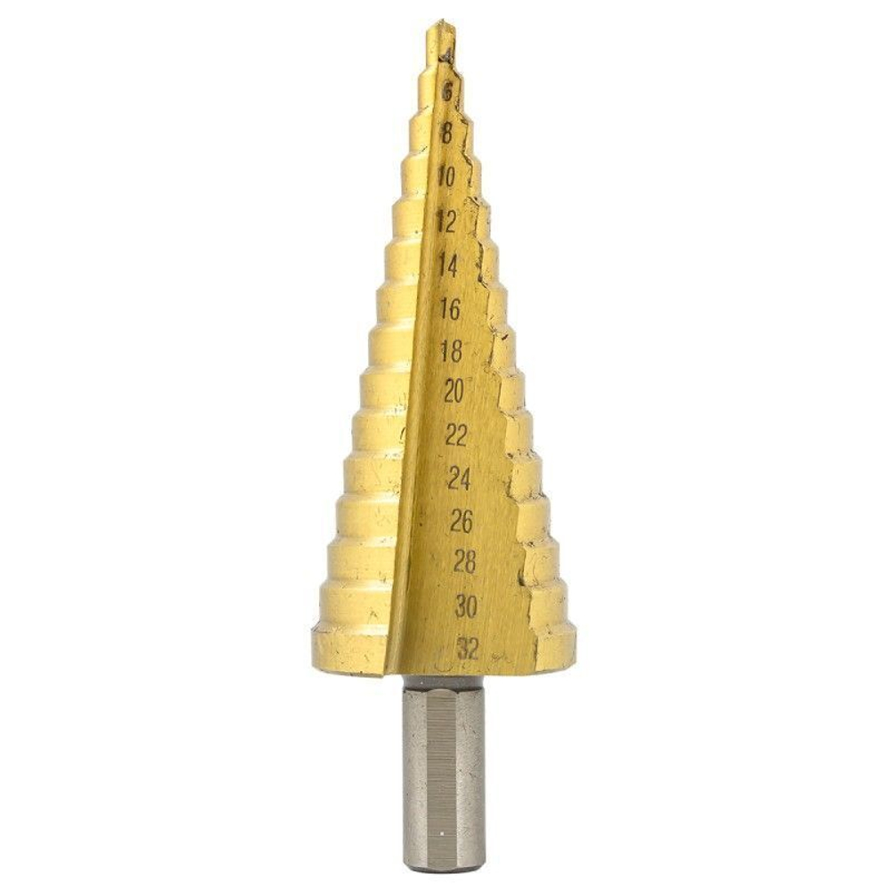 Сверло ступенчатое RockForce HSS 4241(4-32мм) RF-44740