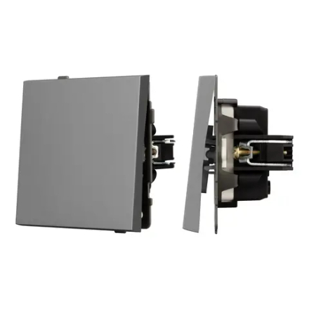 Механизм звонкового выключателя SWT-TENDO-MKR1-PL-GR (230V, 10A) (Arlight, Графитовый) 054144