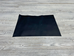 Натуральная кожа Спилок Миссури цв. Черный, толщ. 1,0-1,2 мм, ОТРЕЗЫ