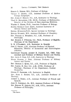 Arts & Sciences Bulletin. 1949-50 | New Orleans