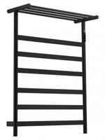 Полотенцесушитель электрический WONZON & WOGHAND ESSEN, Черный матовый (WW-A403-MB)