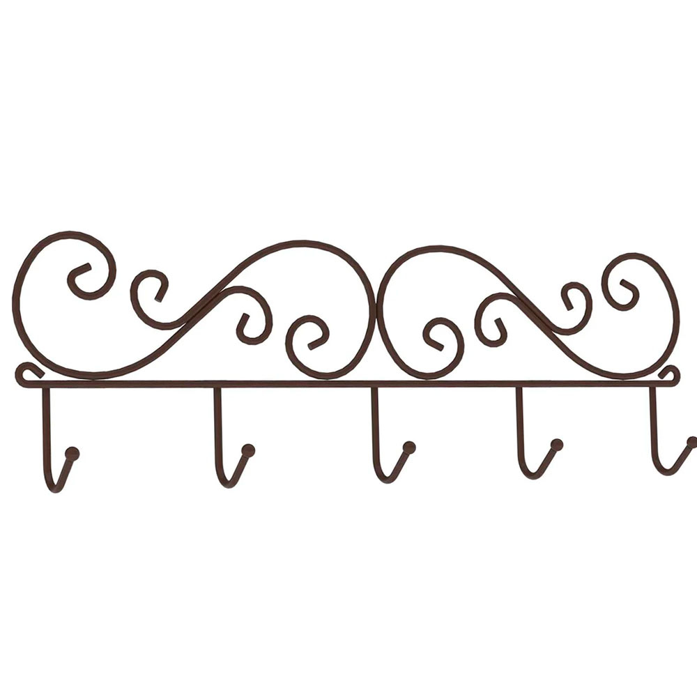 Вешалка "Кружева 5" коричневая