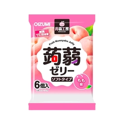 Желе “Oizumi” порционное Конняку со вкусом персика 6шт, 96г