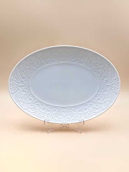 Блюдо овальное 30х22 см. набор 2 шт. Ажур классик