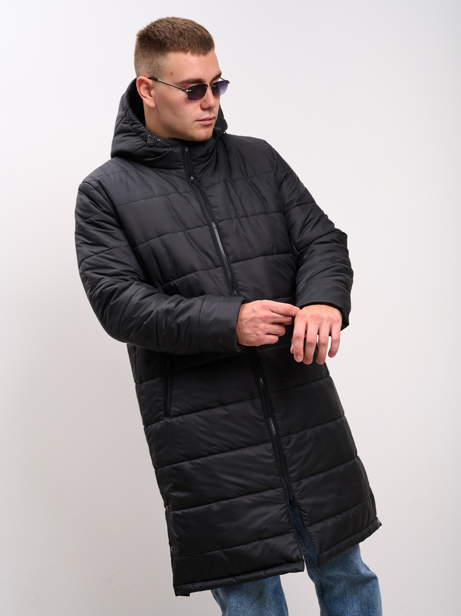 Пальто мужское зимнее "Норвегия" черный