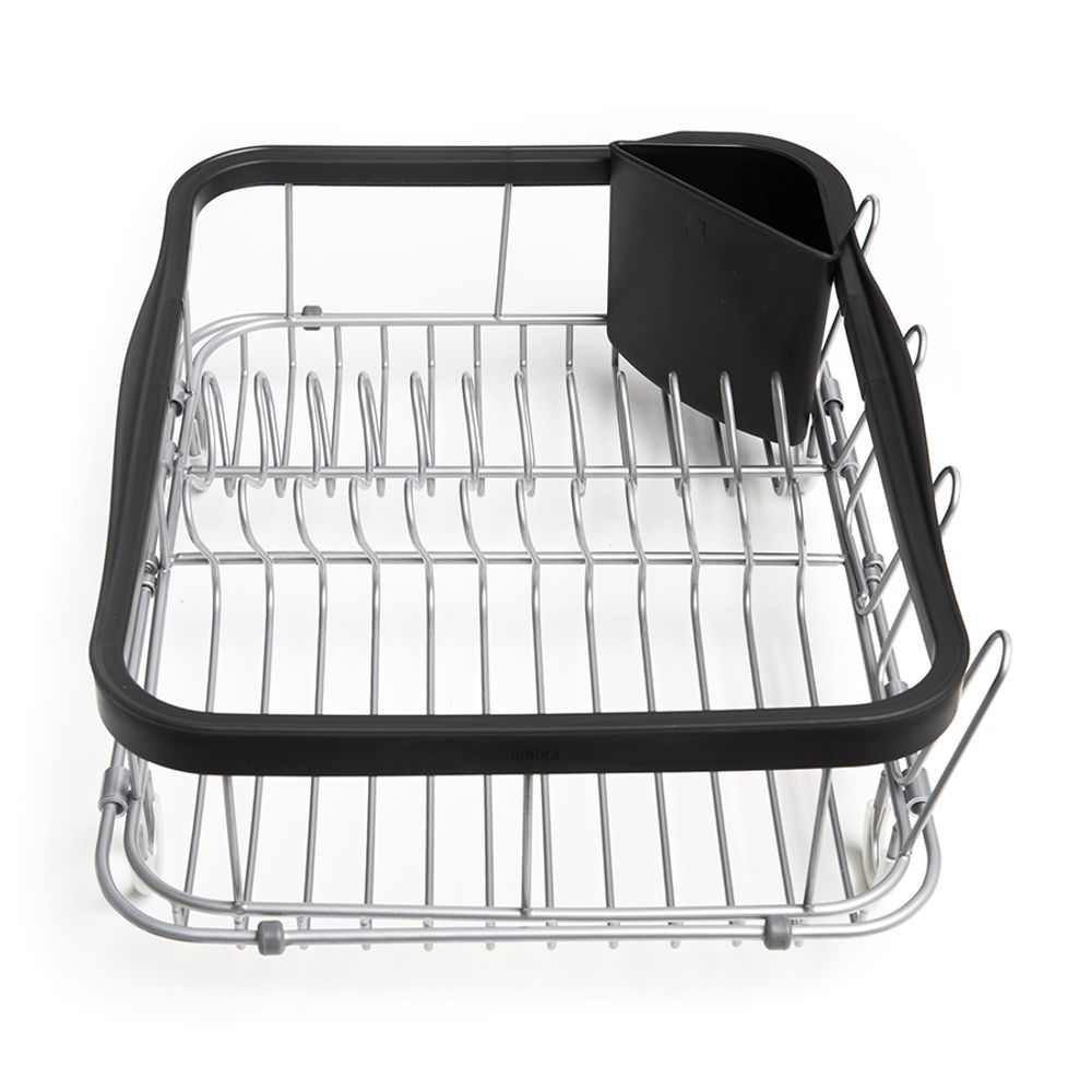 Сушилка для посуды Sinkin, 28х14х47 см, черный, никель