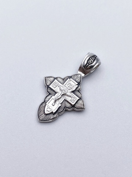 Крест из серебра/Чернение