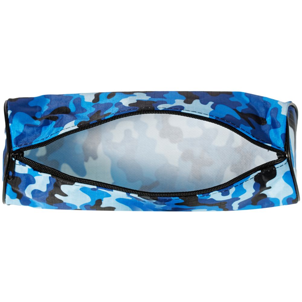 Пенал мягкий 210*80, ArtSpace "Синий камуфляж", полиэстер