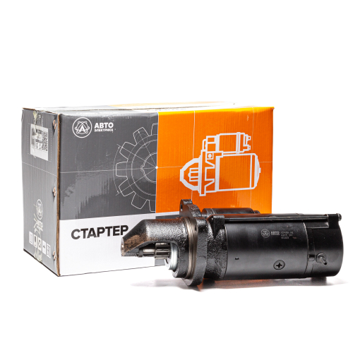 Стартер редукторный, КамАЗ, ПАЗ, дв. CUMMINS, 24 В, 4,0 кВт, 10 зуб. (ан. AZF4594, IS1140, 11131359, MAHLE 72735870, MS242, IMS301359)