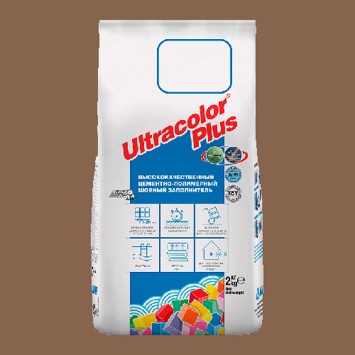 Затирка швов цементная Mapei Ultracolor Plus №152 Лакрица 2кг