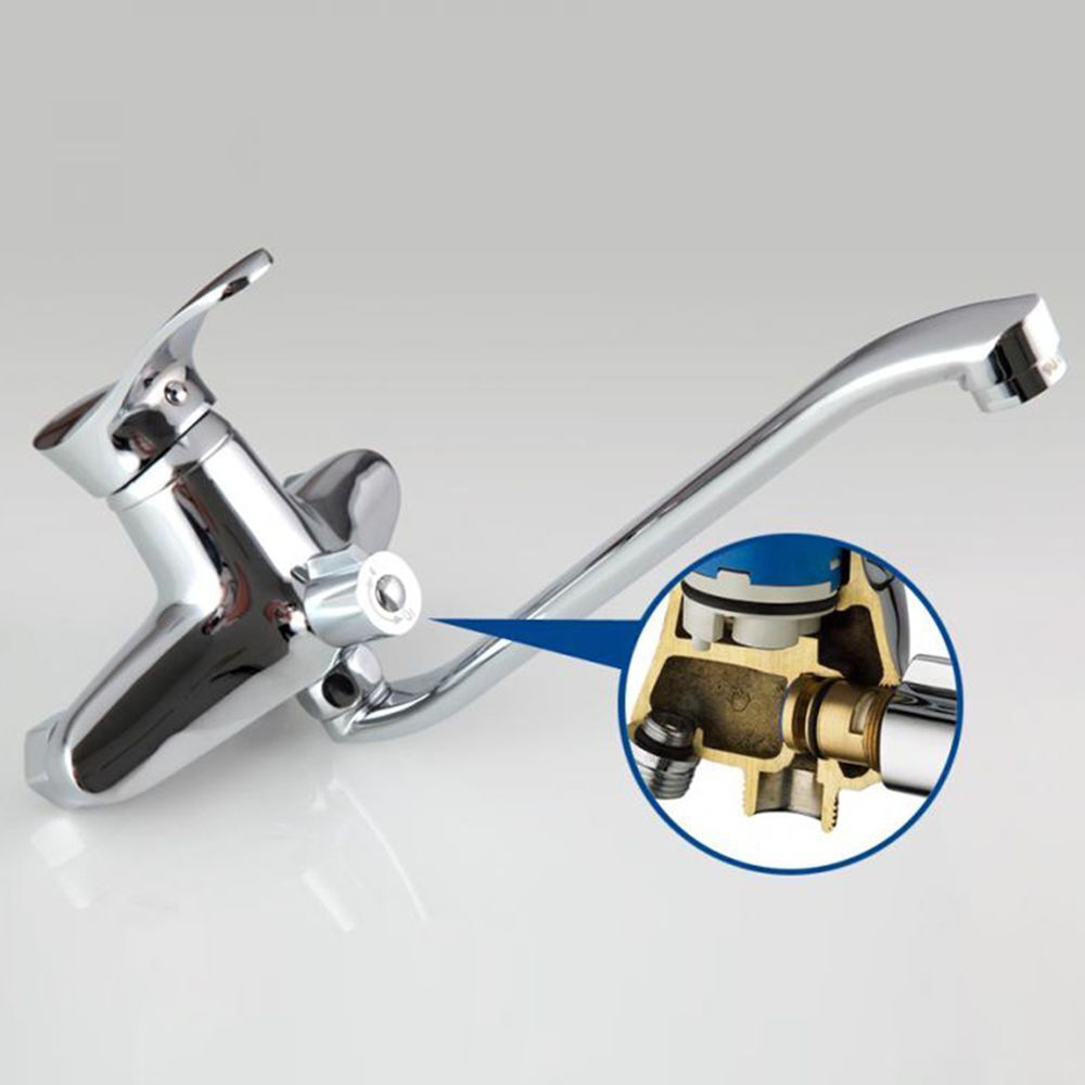 Смеситель для ванны, Frap, с картриджем, хром, F2201