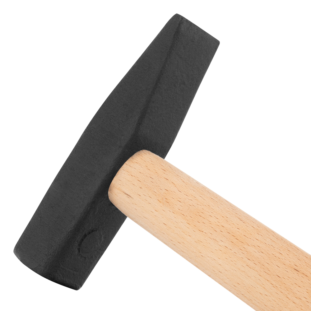 Молоток слесарный, 400 г, квадратный боек, деревянная рукоятка// Сибртех