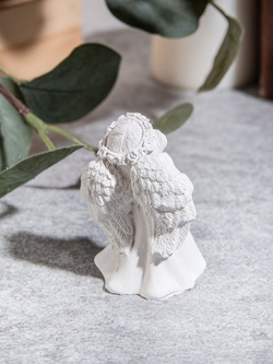 Набор статуэток ангелочки 4 штуки и круглая шкатулка