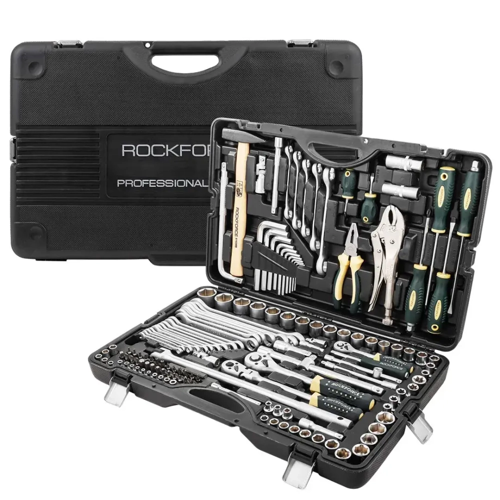 Набор инструментов 142 пр.1/4''3/8''1/2''(6-гр.)(4-32мм) RockFORCE RF-41421-5 SM