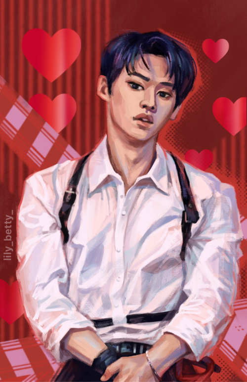 Арт карта / lily_betty_ / STRAY KIDS / Минхо