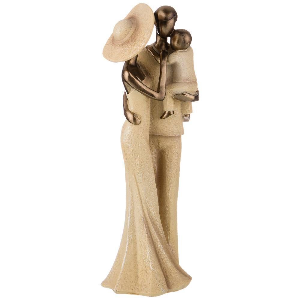 СТАТУЭТКА "СЕМЬЯ" СЕРИЯ "ФЬЮЖН" 12*9,5*31 СМ (КОР=8ШТ.)