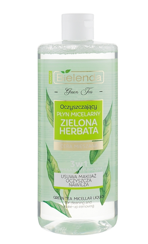 Bielenda Green Tea Micellar Liquid 500ml Очищающая мицеллярная вода