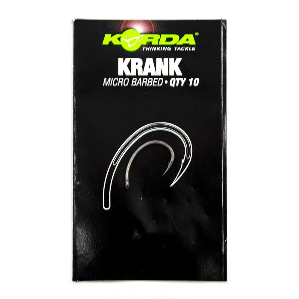 KORDA Крючок Krank №10 с бородкой 10шт