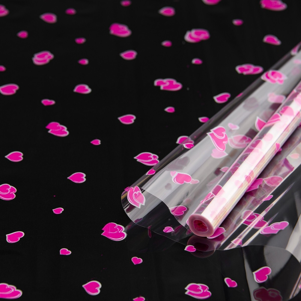 Пленка "Сердечки" 70*200