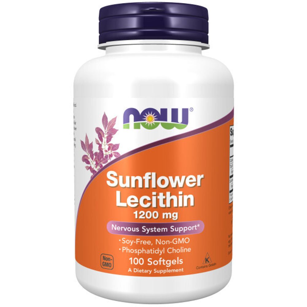 Sunflower Lecithin 1200 mg 100 softgels