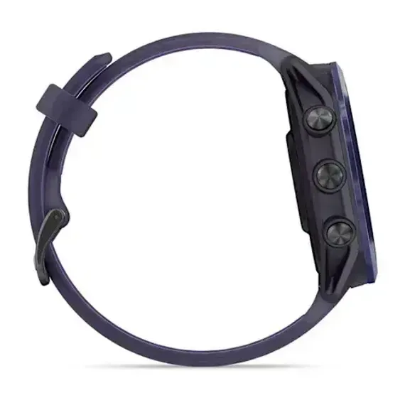 Умные часы Garmin Forerunner 570 - 47 мм Алюминий индиго с полупрозрачным ремешком цвета имперского фиолетового индиго