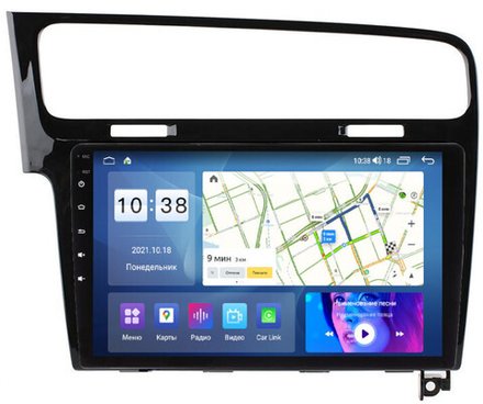 Магнитола для Volkswagen Golf 7 2012-2020 - Parafar PF257LUX2XHD на Android 13, 8-ядер, 4Гб+64Гб, CarPlay, 4G SIM-слот