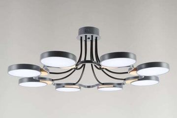 18049STD/8 GY+BK (1) Люстра NW