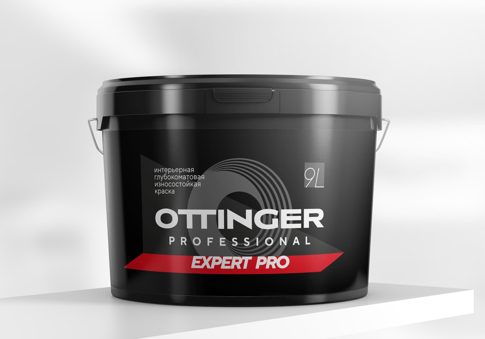 Краска дисперсионная акриловая OTTINGER Expert Pro интер. база 3 9л