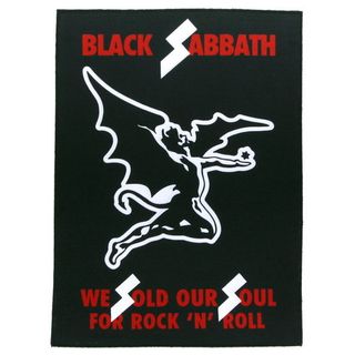 Нашивка спиновая Black Sabbath We Sold Our Soul For Rock'n'Roll (231)