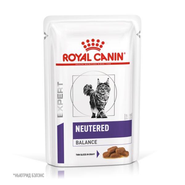 Пауч Royal Canin Neutered Balance для взрослых стерилизованных кошек, склонных к набору веса