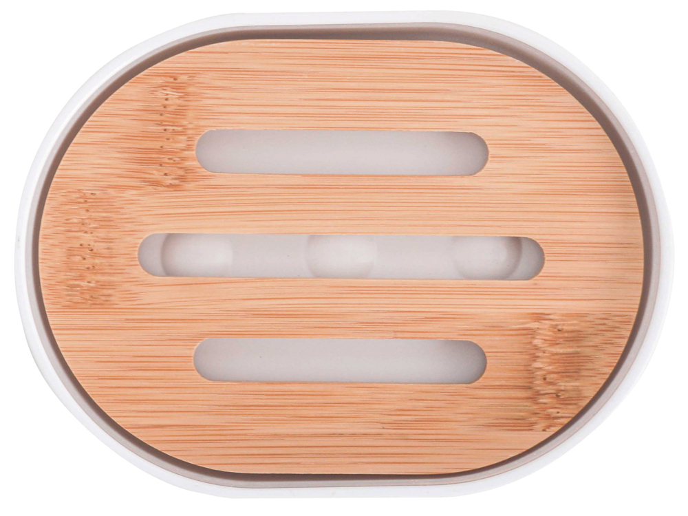 Мыльница "Бамбук" (белый)