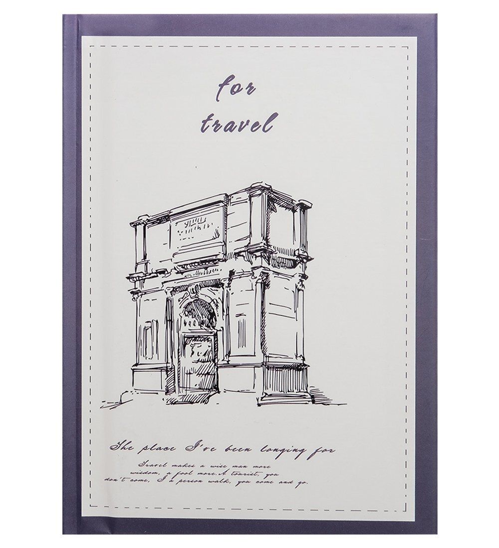 NB-57/4 Блокнот с ручкой «Записки путешественника» в коробке с замком