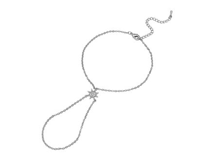 Слейв-браслет "Звезда" со стразами