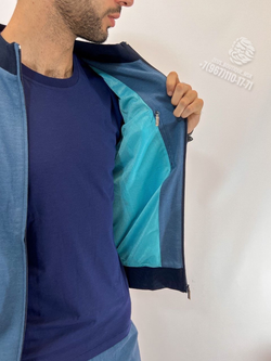 Спортивный костюм Zilli со вставками кожи крокодила