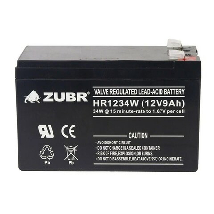 Аккумулятор ZUBR HR12-34W