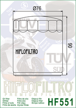Фильтр масляный Hiflo Filtro HF551