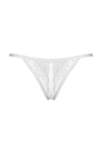 Ажурные трусики с разрезом