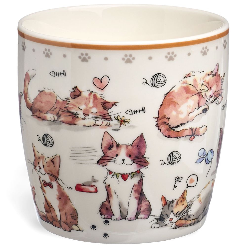 НАБОР ДЛЯ ЗАВТРАКА LEFARD "CATS", 2 ПР.: САЛАТНИК 500МЛ, КРУЖКА 345МЛ