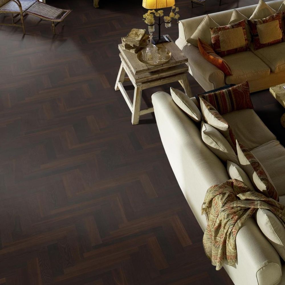 Инженерная доска Kahrs Дуб AB Копченный, под маслом - Smoked Oak AB oiled HB