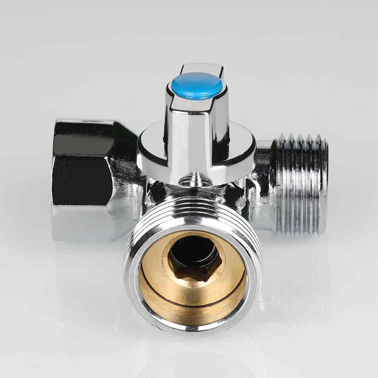 Тройник с шаровым краном Valtec VT.256.N.04 1/2"х3/4"х1/2"