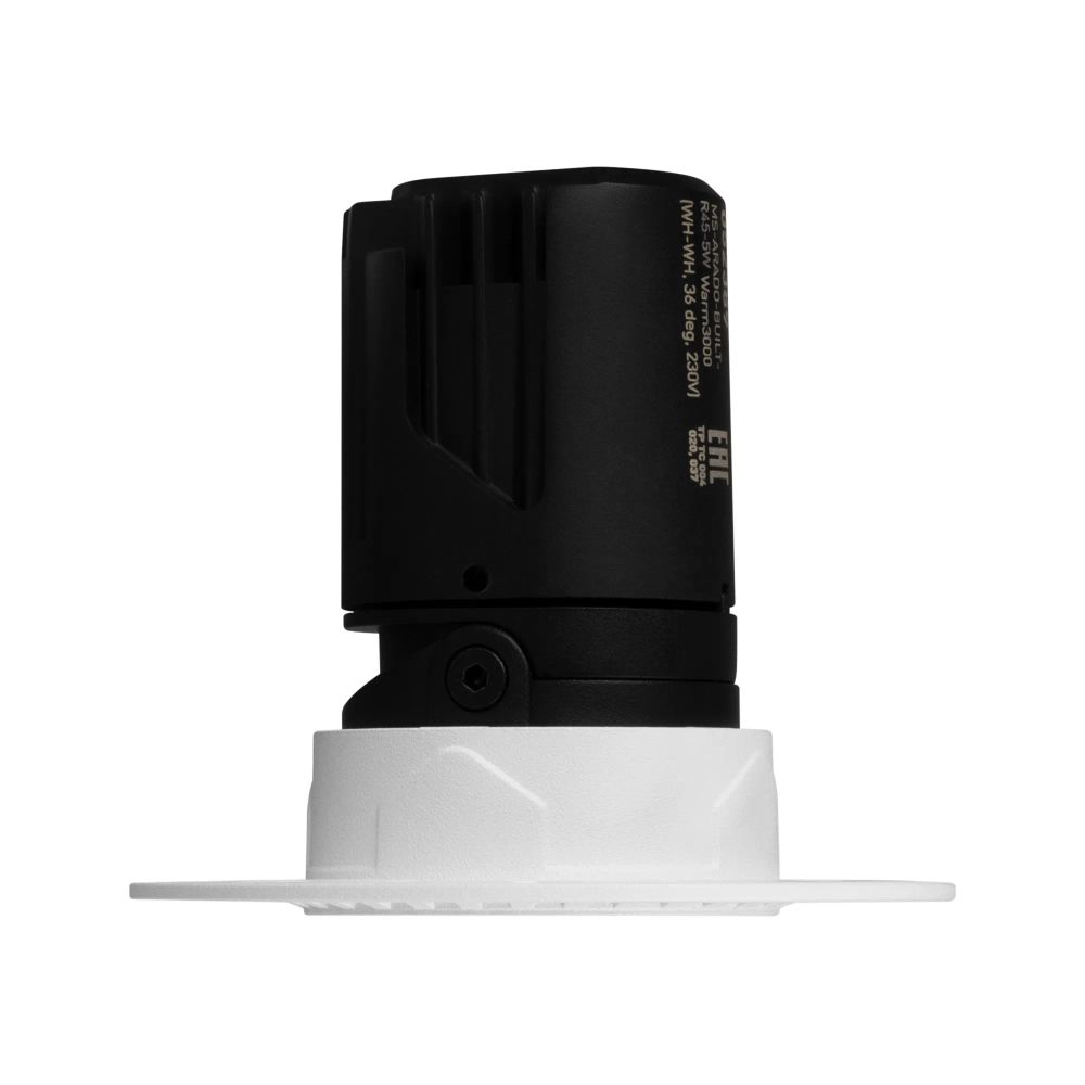 Светильник MS-ARADO-TRIMLESS-R45-5W Warm3000 (WH-WH, 36 deg, 230V) (Arlight, IP20 Металл, 5 лет) 052389