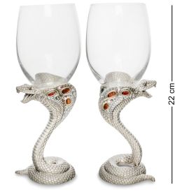 WIN-220 Набор бокалов для вина «Змея» сер.