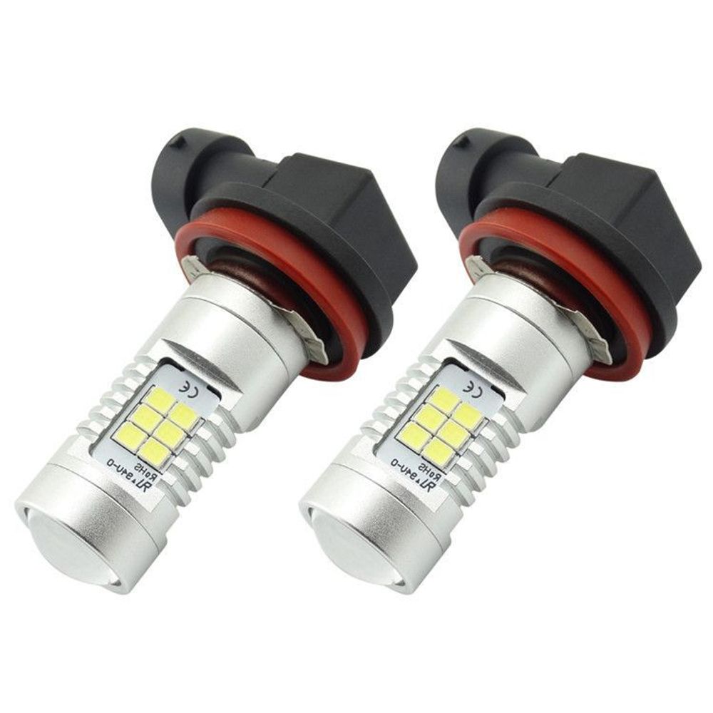 Светодиодная лампа H11 2835-21SMD HIGH BRIGHTNESS, 1шт