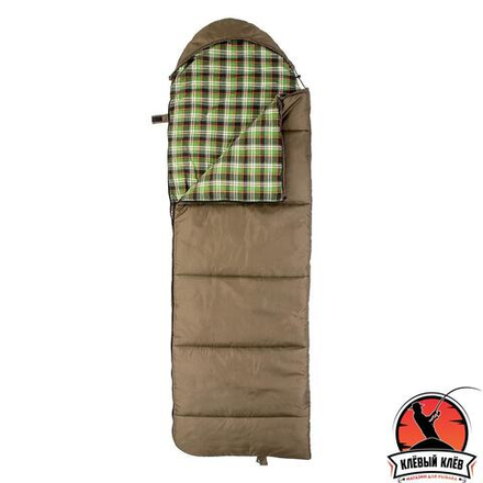 Спальный мешок Beluha 220Х70 (400 гр/м.кв) хаки (термофайбер/шерсть) (HS-BEL-400) Helios