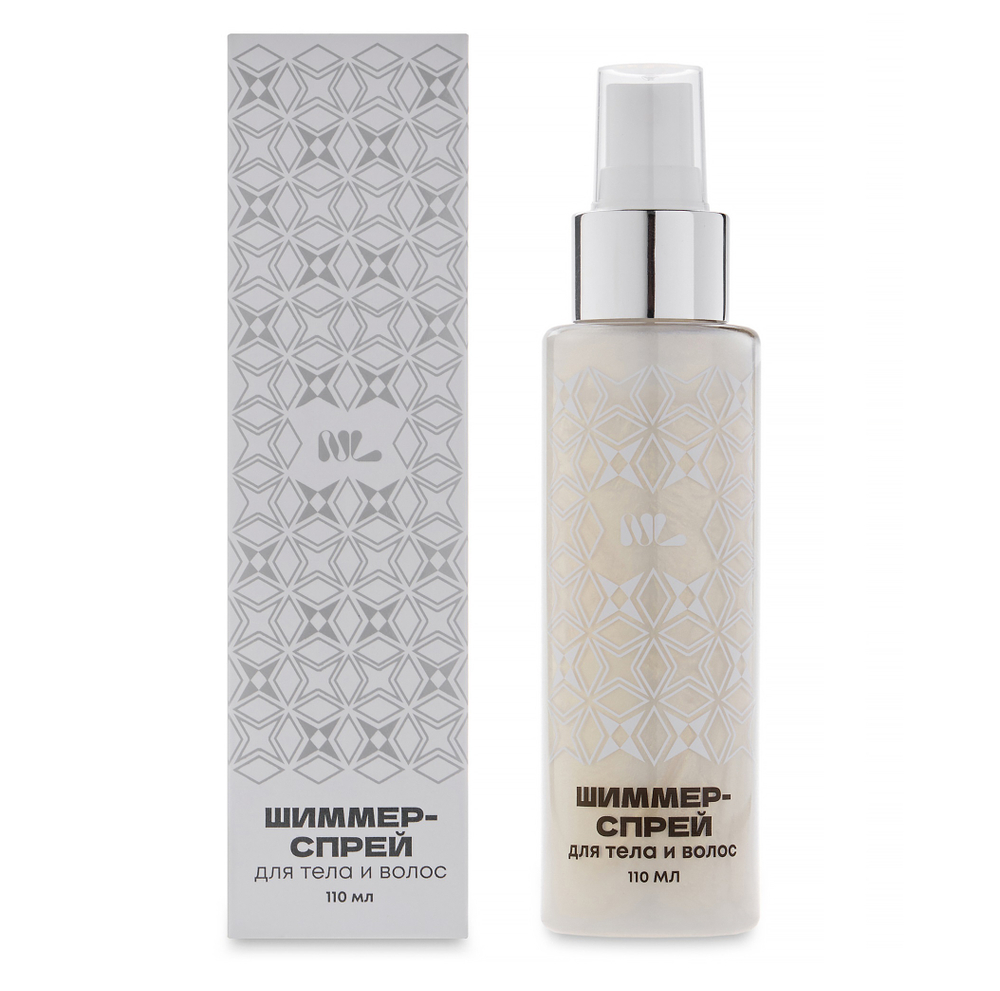 Шиммер-спрей для тела и волос 110мл мельчайший, золотистый