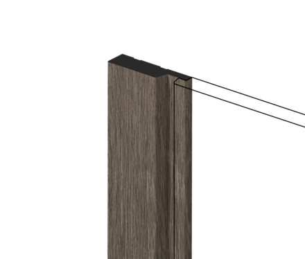 Финишный молдинг декорированный HiWood, 270x4,2 см