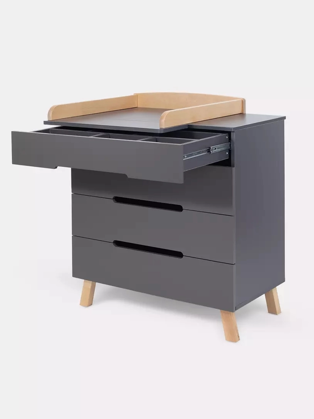 Комод пеленальный Rant Indy Pro 800/4 Moon Grey