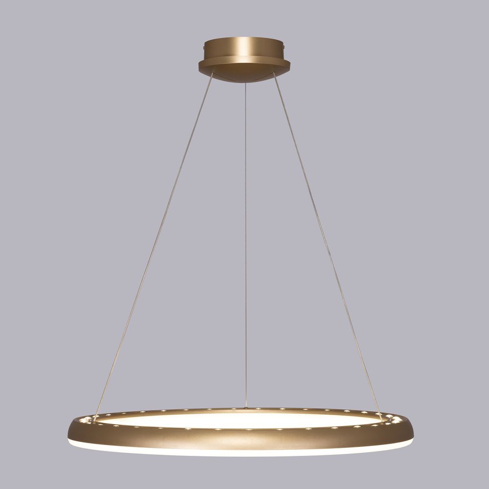 Citilux Юпитер CL730B092S LED Люстра подвесная с пультом Золото