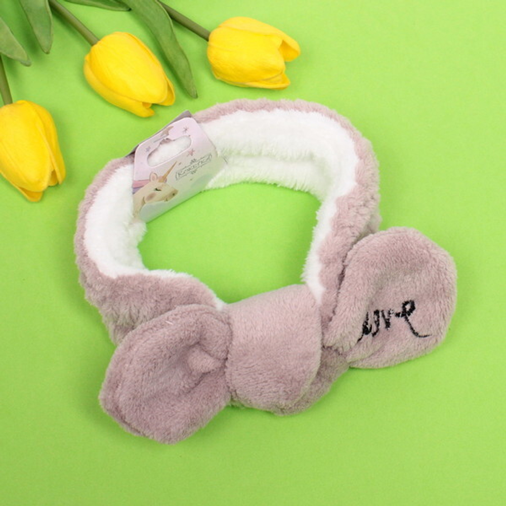 Повязка на голову «Little bunny- Ozzy», микс 4 цвета, 20*6 см (подвес Единорожек)